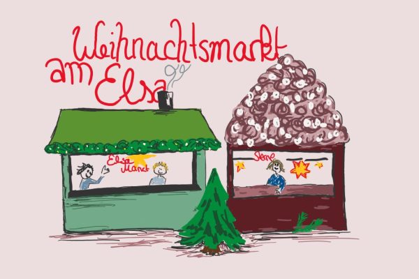 Weihnachtlicher Markt am Elsa